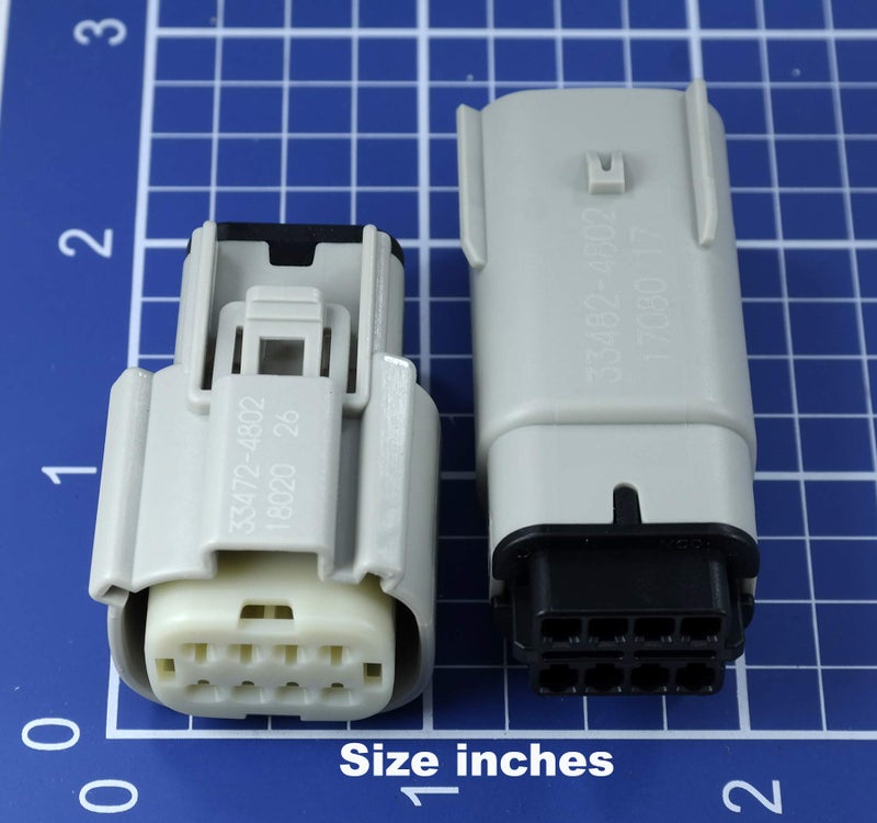 Molex Light Grey 8 Pin Wire Connector, Harley Waterproof, Sealed Kit, MX150 - Image 4